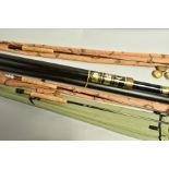 THREE ORVIS GRAPHITE FLY FISHING RODS IN HARD STORAGE CASES, comprising a Western 10', 3 3/4oz three