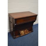 AN EDWARDIAN WILSON PECK AND CO LTD PUMP ORGAN