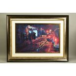 ROLF HARRIS (AUSTRALIAN 1930) 'BUS STOP, HYDE PARK CORNER' a limited edition print of London at