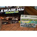 BOXED SCALEXTRIC 200 ELECTRIC MODEL RACING REF C532, lacks cars with boxed Scalextric Le Mans 24hour