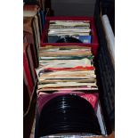 A CASE AND A BOX, containing approximately one hundred 7'' singles, including Chuck Berry, The