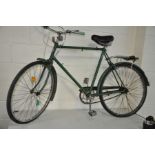A NEW HUDSON OF BIRMINGHAM VINTAGE BICYCLE with a 24 inch frame, an Iscaselle saddle, an Aspice