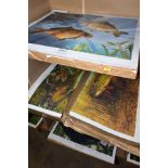 FISHING RELATED OPEN EDITION PRINTS, comprising of approximately two hundred and fifty each 'Mirrors