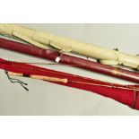 A BRUCE AND WALKER HEXAGRAPH WALKER SALMON SEA TROUT DELUXE, 10' 3'' three piece cane rod, in