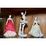 TWO COALPORT FIGURINES 'Margot Fonteyn' limited edition 2123/5000 and 'Jean' (Ladies of Fashion),