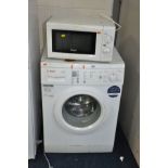 A BOSCH CLASSIXX 6 VARIOPERFECT WASHING MACHINE and a Haier microwave (PAT pass and working) (2)