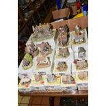 EIGHTEEN BOXED LILLIPUT LANE SCULPTURES, all with deeds except where mentioned, comprising twelve