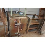 A VINTAGE WEBCOT ELECTRIC POTTERY FURNACE on stand 240 volt single phase, 8 KWS (untested and very