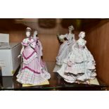 FOUR ROYAL WORCESTER FIGURINES 'First Dance' (The Tissot Collection) limited edition No 740/750, '