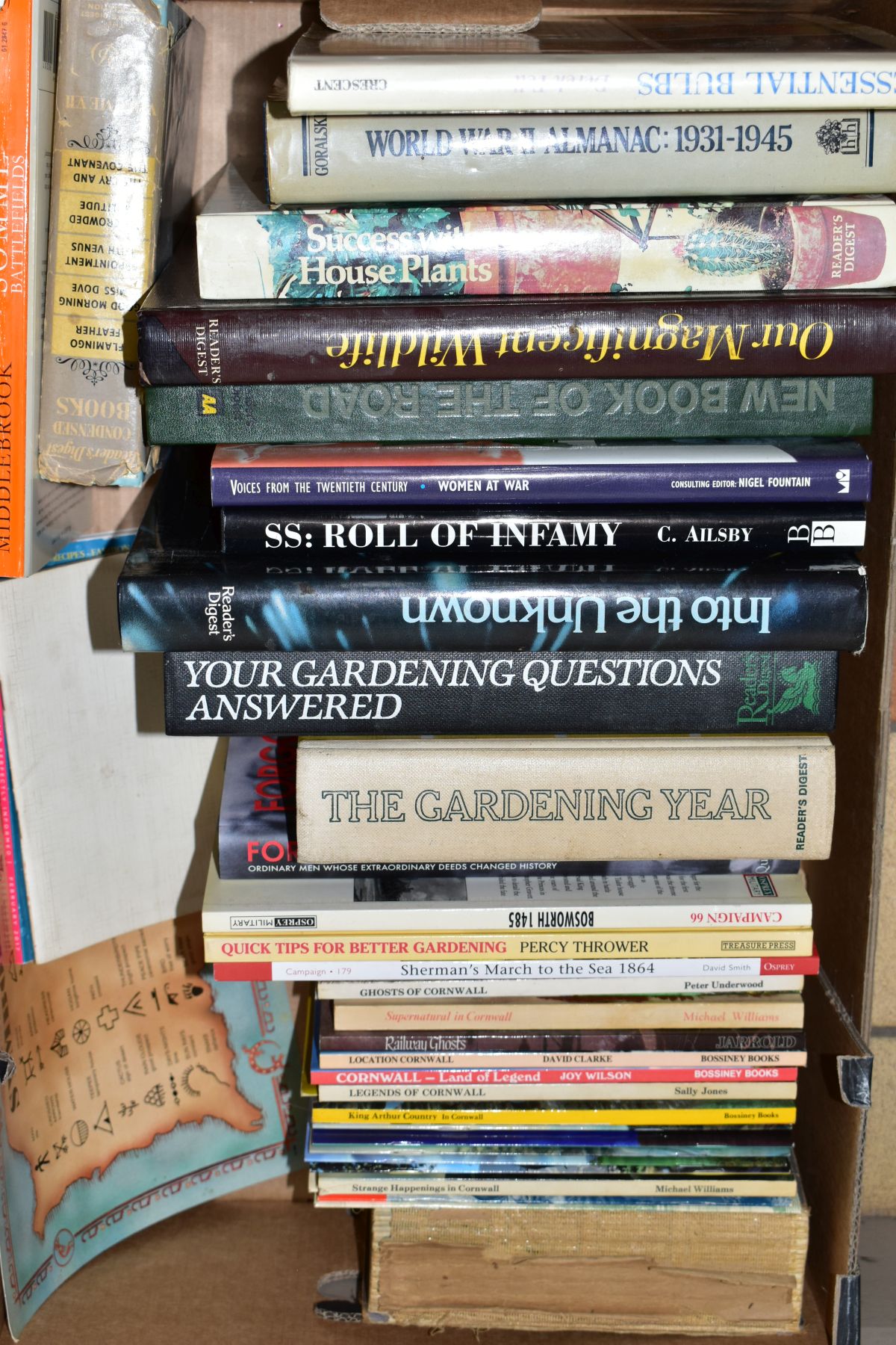 SEVEN BOXES OF BOOKS, including Native American Indian interest, war/history, natural history, - Image 4 of 8