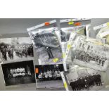 NINE DEVELOPED PHOTOGRAPHIC PLATES of Soldiery (German/East European) from the early to mid 20th