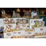 TEN BOXED LILLIPUT LANE SCULPTURES, all with deeds except where mentioned, comprising nine from