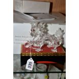 A BOXED SWAROVSKI CRYSTAL ANNUAL EDITION 1997, 'Fabulous Creatures - The Dragon' with boxed stand,