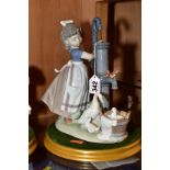 A LLADRO FIGURE GROUP 'Summer on the Farm' No 5285 designed by Antonio Ramos, height 24cm, with