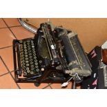 AN UNDERWOOD STANDARD TYPEWRITER, appears complete but in need of some attention