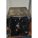 A VINTAGE CHATWOOD SAFE, stamped C&S Co 19391 and S57679 on the top hinge with one key, width 57cm x