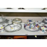 A GROUP OF ROYAL DOULTON SECONDS TEA AND DINNERWARES, all part sets comprising 'Doulton Everyday -