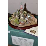 A LARGE BOXED LIMITED EDITION LILLIPUT LANE SCULPTURE, 'Out of the Storm' L2064, No. 2182/3000