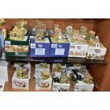 TWENTY EIGHT BOXED LILLIPUT LANE SCULPTURES FROM SYMBOL OF MEMBERSHIP/COLLECTORS CLUB FREE GIFT, all