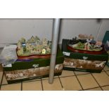 TWO BOXED LIMITED EDITION LILLIPUT LANE SCULPTURES, 'The Royal Train at Sandringham', L2517 No 0566,