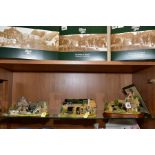 THREE BOXED LILLIPUT LANE SCULPTURES, limited edition 'The Dawn of Steam' L2706, No 0121, width
