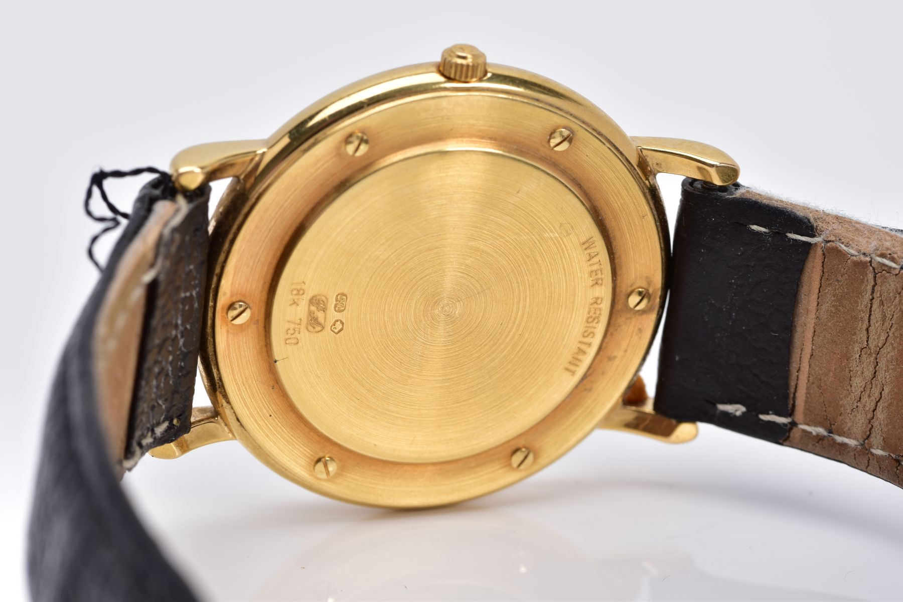 A GENTS 18CT GOLD TISSOT WRISTWATCH, designed with a white dial, dial signed 'Tissot 1853' baton - Image 4 of 4