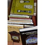 HOROLOGY INTEREST, a box of clock and watch related books, including Watchmakers and Clockmakers