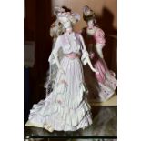 THREE LIMITED EDITION COALPORT FIGURINES FROM LA BELLE EPOQUE, 'Lady Evelyn At The Country House
