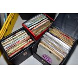 THREE SINGLES CASES CONTAINING OVER ONE HUNDRED AND FIFTY 7'' SINGLES, including The Everly
