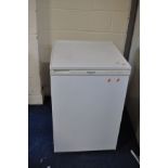 A HOTPOINT UNDER COUNTER FRIDGE (PAT pass and working @ 1 degree)