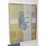 HELEN MACALISTER (SCOTLAND 1969) 'HOODIT', an abstract study depicting a glass tumbler, artist label