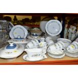 ROYAL DOULTON 'PASTORALE' PART DINNER SERVICE H5002, comprising eleven cups, twelve saucers,