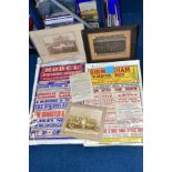 VINTAGE POSTERS AND PHOTOGRAPHS, the posters are a cinema poster from The Model Picture House (
