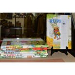 SIX RUPERT ANNUALS FROM THE 1990'S AND 2000'S IN EXCELLENT CONDITION, all signed to the end papers