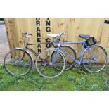 A VINTAGE PUCH BICYCLE AND A VINTAGE WINDEC ATLANTIC BICYCLE