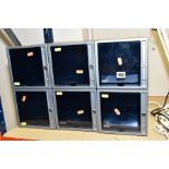 A SET OF TWELVE HIPCE CD/DVD STORAGE DRAWERS, with push button opening mechanism, each drawer height