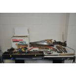 A BLACK AND DECKER PROLINE PL40 CIRCULAR SAW (PAT pass and working) and a quantity of vintage