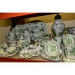 A QUANTITY OF MASONS 'FRUIT BASKET' PATTERN DINNER, TEA, BREAKFAST AND ORNAMENTAL WARES, including a