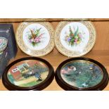 TWO ROYAL COPENHAGEN LIMITED EDITION PLAQUES, from Carl Larsson's children series: 'Brita and the
