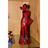 A ROYAL DOULTON FLAMBE LIMITED EDITION FIGURINE 'EASTERN GRACE', HN3683, No 358/2500, designed by