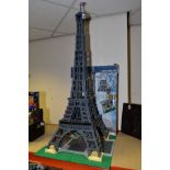 A LEGO 10181 EIFFEL TOWER SET WITH BOX AND THREE INSTRUCTION BOOKS, 1:300 scale, assembled, box in