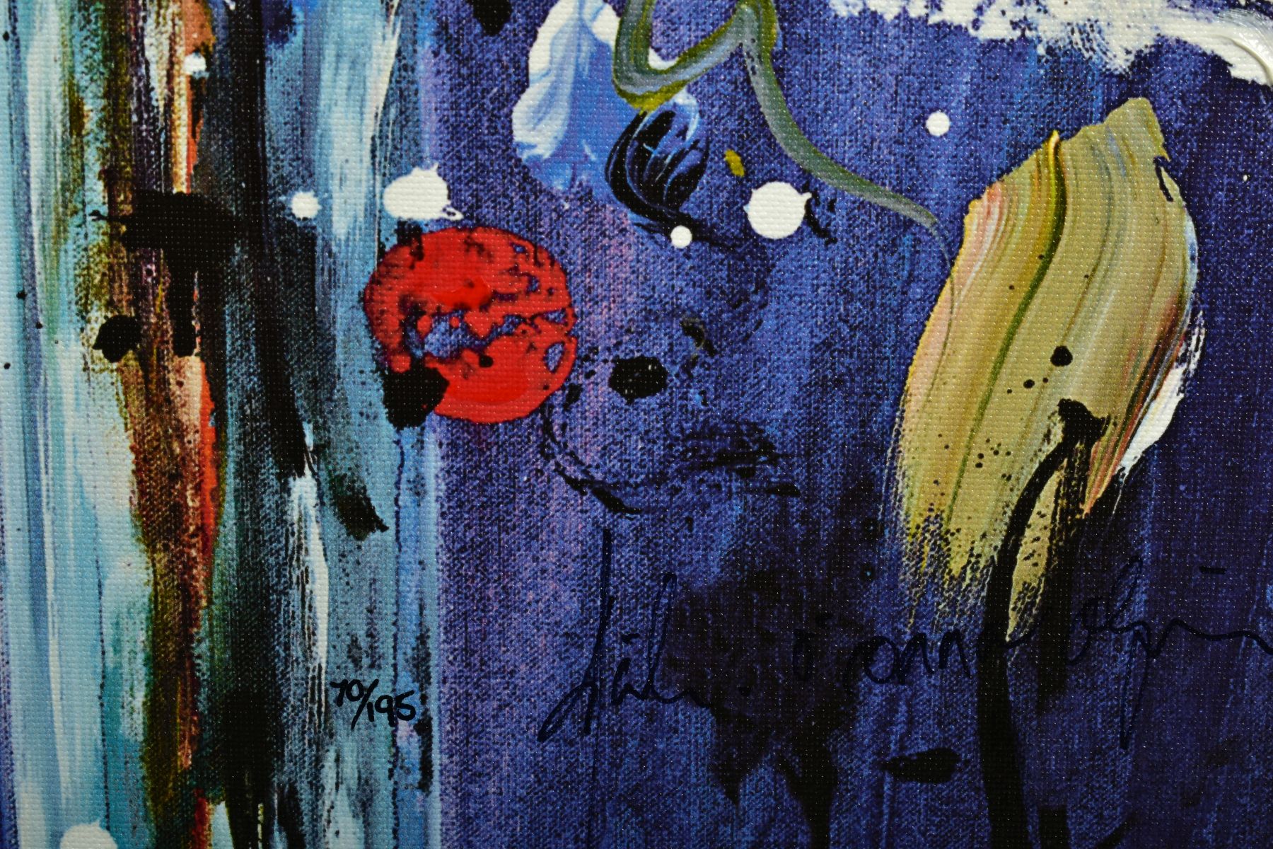 DANIELLE O'CONNOR AKIYAMA (CANADA 1957), 'Beauty', a Limited Edition print of flowers in a vase, - Image 5 of 6