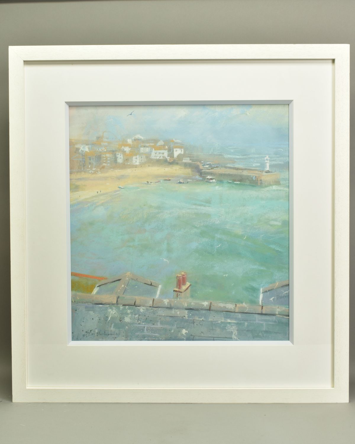 JAMES BARTHOLOMEW (BRITISH CONTEMPORARY), 'Back to St Ives', a Cornish coastal landscape, signed