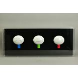 DOUG HYDE (BRITISH 1972), 'Monday, Wednesday, Friday', three head sculptures encased within a