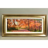 TIMMY MALLETT (BRITISH CONTEMPORARY), 'Woodland Walk', a Limited Edition print, 40/195, signed