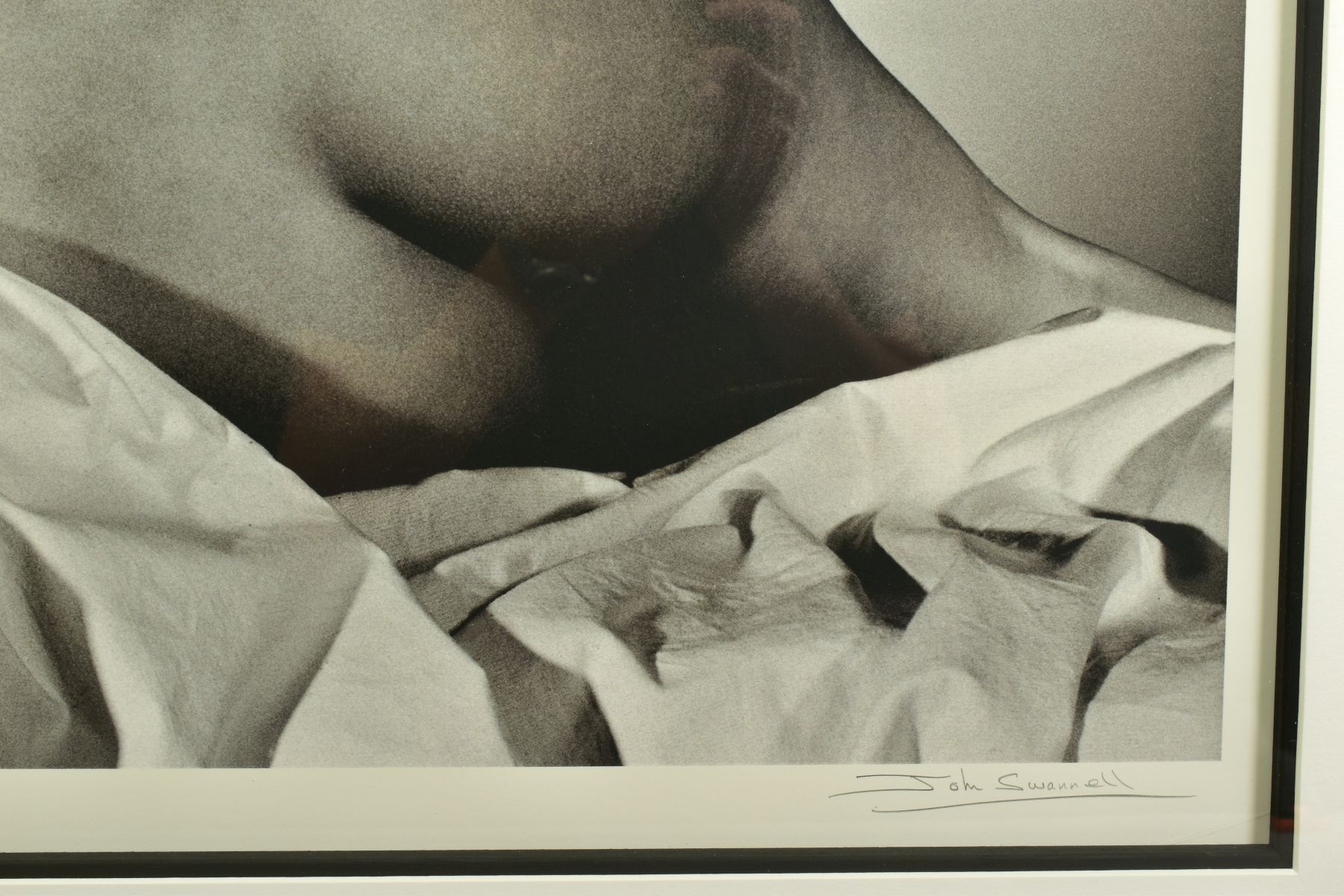 JOHN SWANNELL (BRITISH 1946), 'Rodin Series No.4', a Limited Edition giclee print of lovers - Image 3 of 5