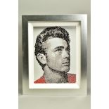 PAUL NORMANSELL (BRITISH 1978), 'James Dean, The Rebel', a Limited Edition print on aluminium,