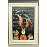 JENNIFER HOGWOOD (BRITISH 1980), 'I Must Note Hare Around', a comical depiction of a Hare, signed