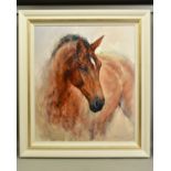 GARY BENFIELD (BRITISH 1965), 'Patience', a Limited Edition print of a Horse, 47/195, signed