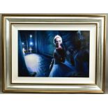 ROB HEFFERAN (BRITISH 1968), 'The Performance', a portrait of a ballet dancer backstage, signed